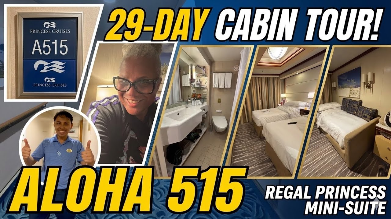 Regal Princess Mini-Suite A515 Walkthrough