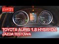 Jazda próbna testowa: Test LPG Toyota Auris TAXI 1.8 hybryda 136 KM 2014 rok na auto gaz BRC SQ 32