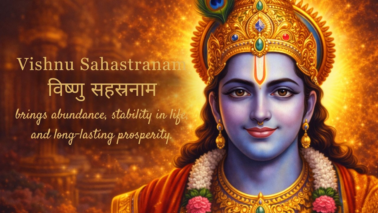 Vishnu Sahasranama Stotra | 1000 Names of Lord Vishnu | Remove Karma & Attract Divine Blessings