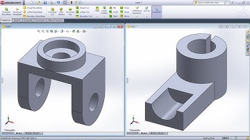 SolidWorks Exercises for Beginners - 4 | SolidWorks Part Modeling Practice Tutorial