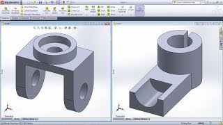 SolidWorks Exercises for Beginners  4 | SolidWorks Part Modeling Practice Tutorial
