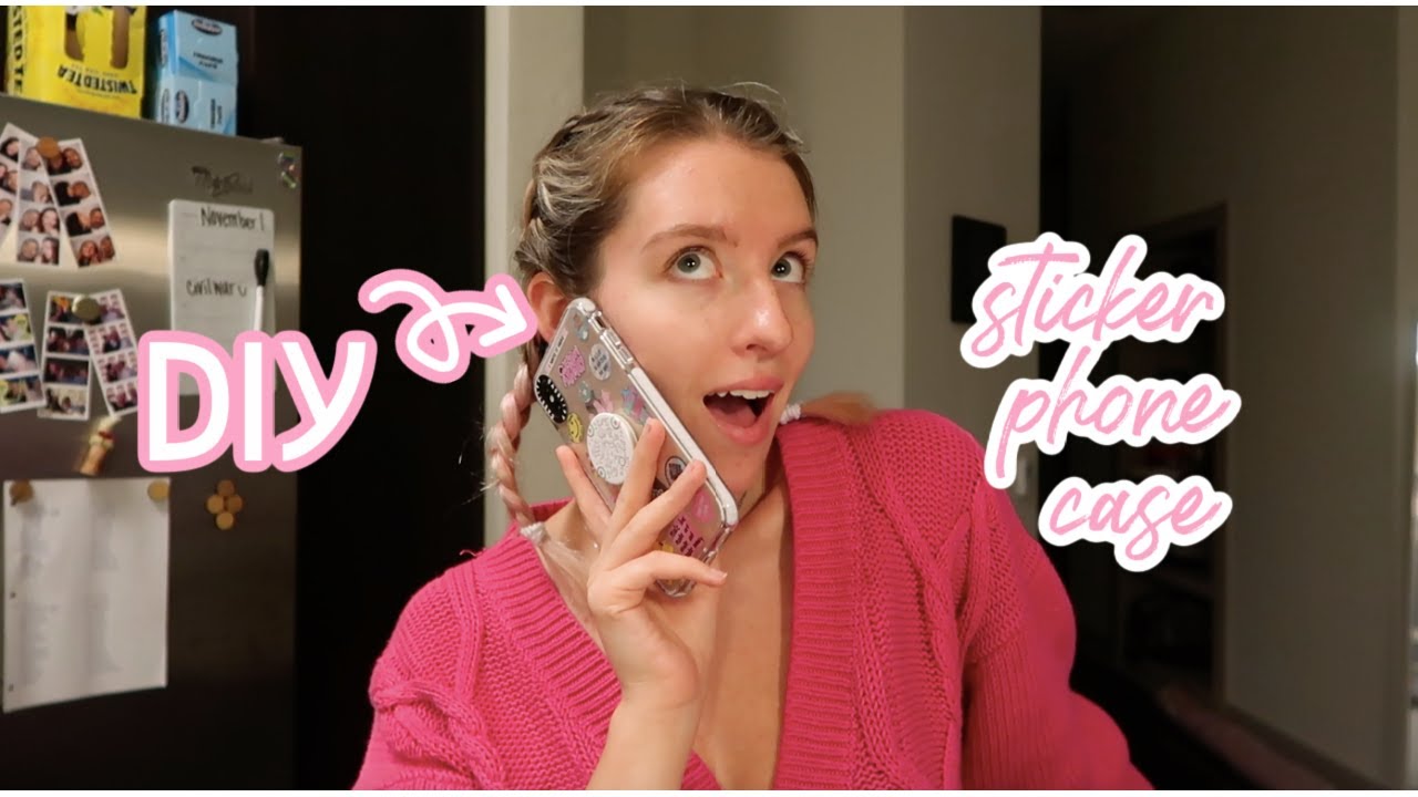 DIY STICKER PHONE CASE