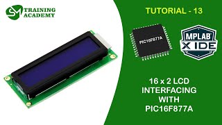 Interfacing 16x2 LCD with PIC16F877A microcontroller