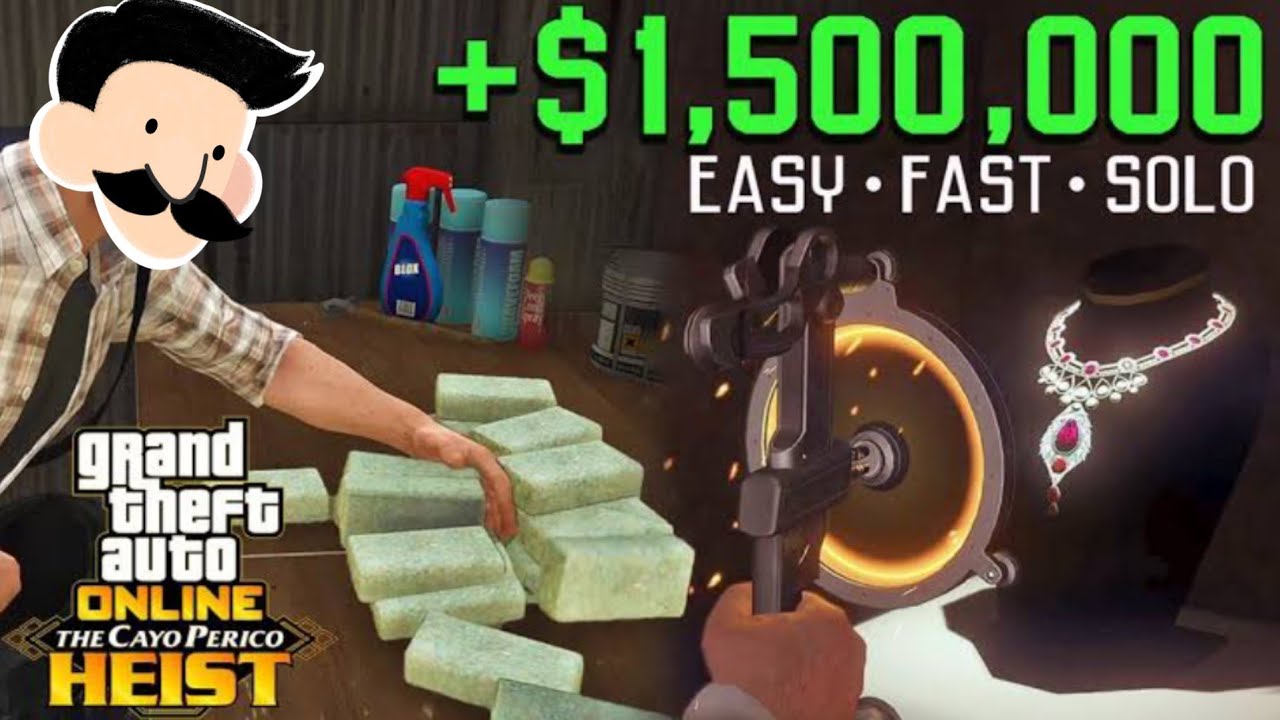 Cayo Perico Heist Solo Methods FAST & EASY With Secondary Loot GTA