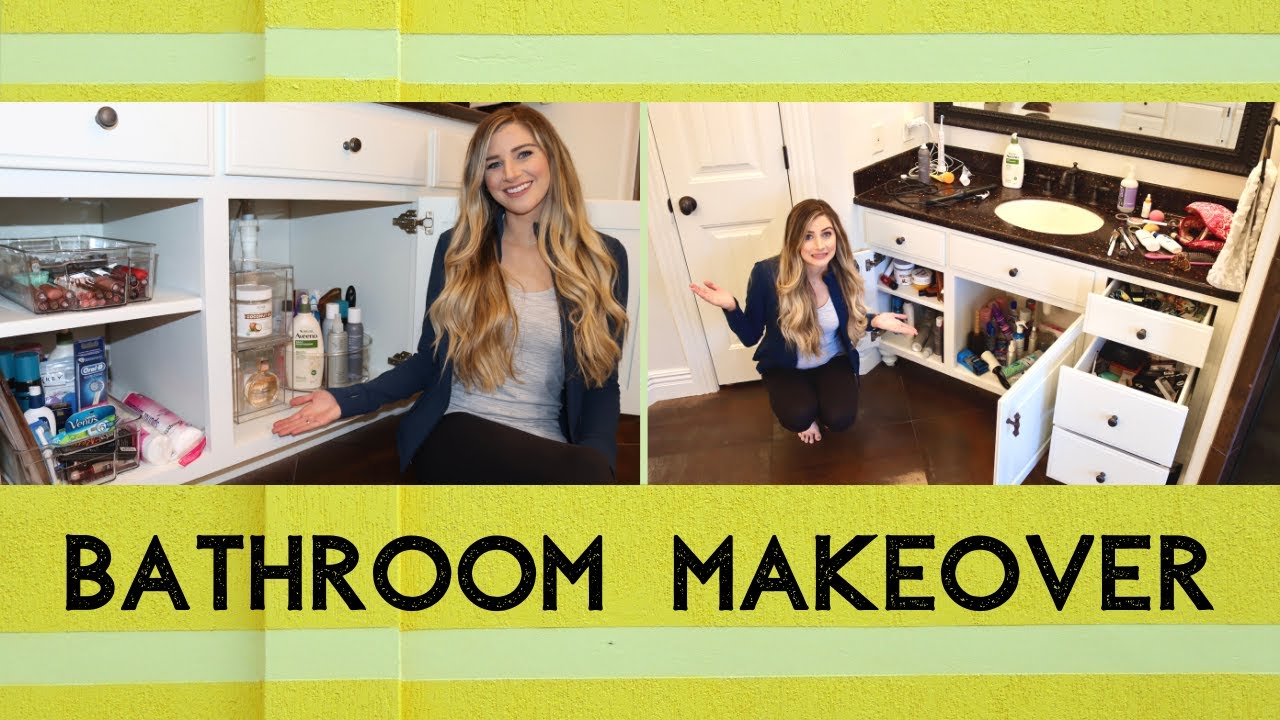 How to ORGANIZE YOUR BATHROOM Makeup, Skincare, & Hair Product