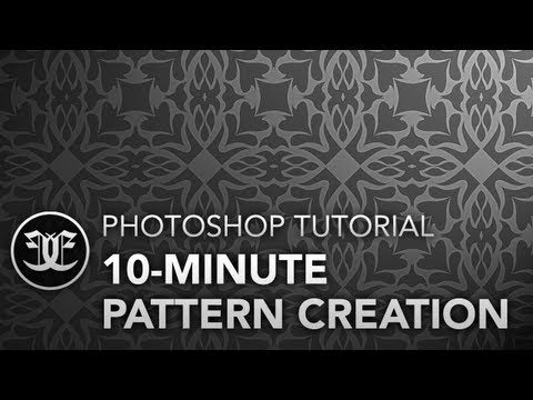 Photoshop Tutorial: -Minute Pattern Creation