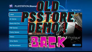 Old Playstation Store Back For PS3! Overview Of Available Demo Versions!!