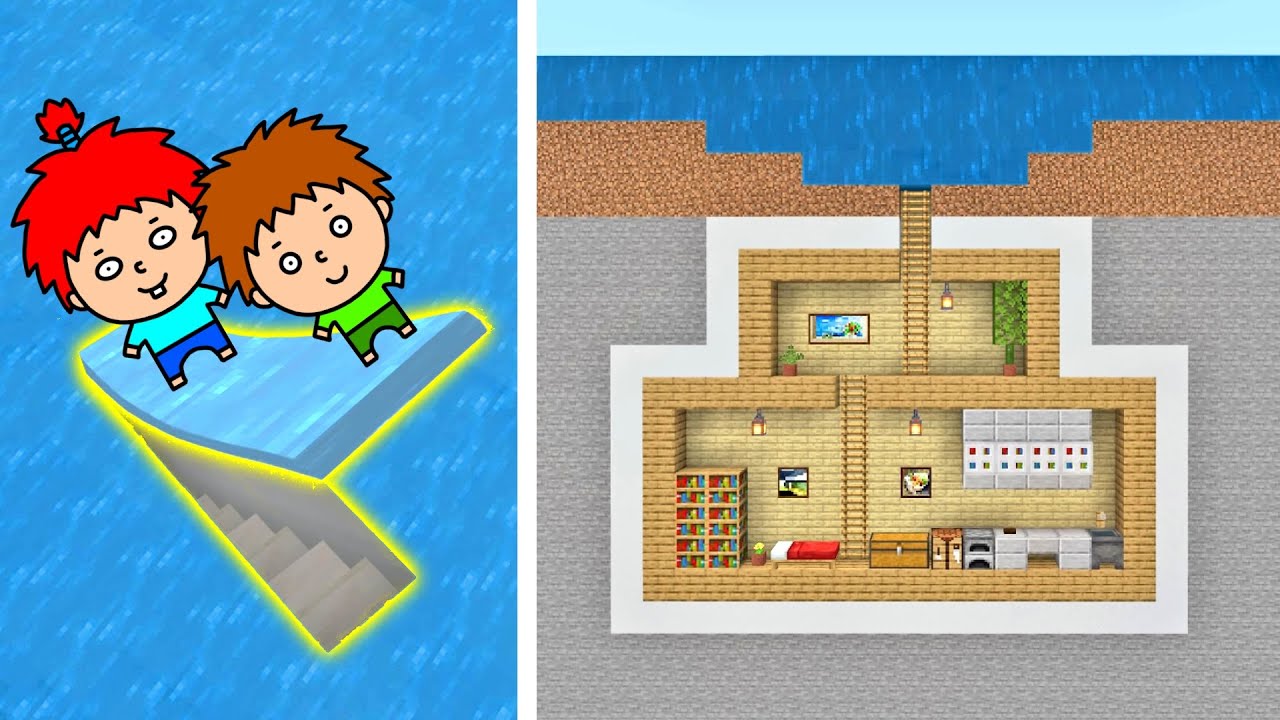 マイクラ ゴウキ 水中ひみつきちを作る ゴウキゲームズ Youtube
