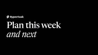 Plan this week and next with cycles | Ctrl+K
