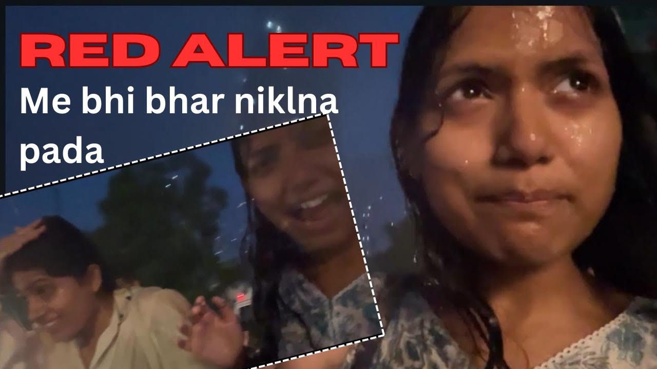 Red alerts 🚨 || heavy rain 🌧️ || Noida m hua bura haal 😱