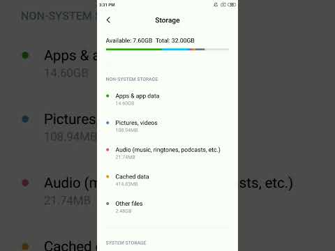 storage spaces Khali kaise kare ! Redmi phone me storage Khali kaise kare ! #shorts #viral