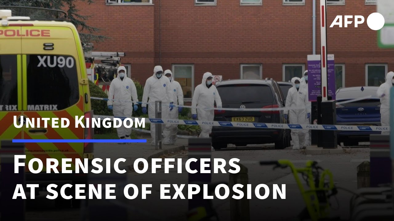 Liverpool Explosion: Forensic Officers at the scene | AFP