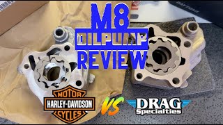NEW Harley vs Drag M8 oil pump review side by side