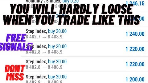Trading step index made easy... How to trade step index Successfully. #stepindex update.