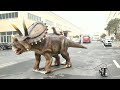 Animatronic dinosaur Triceratops ride for sale