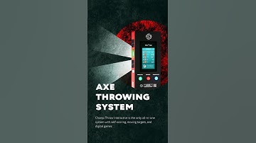 Champ Throw turns traditional axe throwing into an exciting adventure👾 #axethrowing