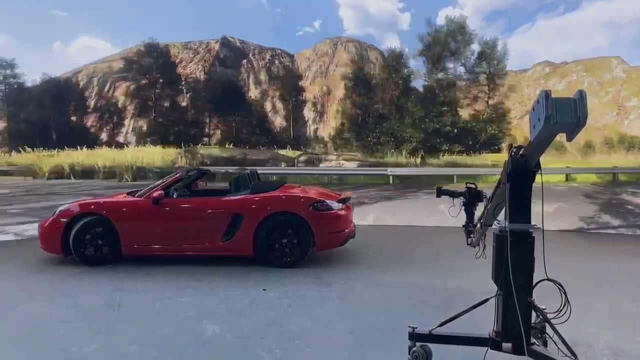 Real time tracking and shooting of SEEDER RB30CR3 robotic crane for XR virtual production