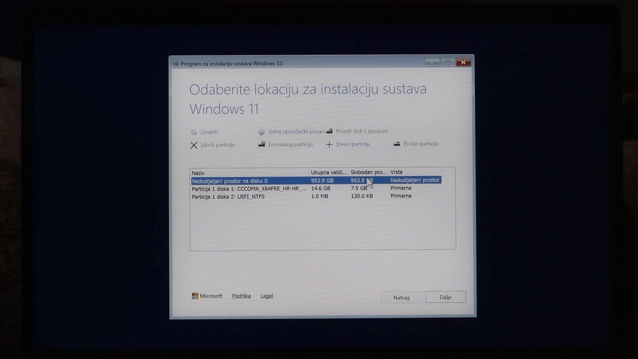 Instalacija najnovijih Windows 11 25H2 na novi laptop kupljen bez Windowsa 💻