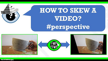 How to skew a video to create perspective| Video rotation in xyz 3D #ffmpeg #TheFFMPEGGuy