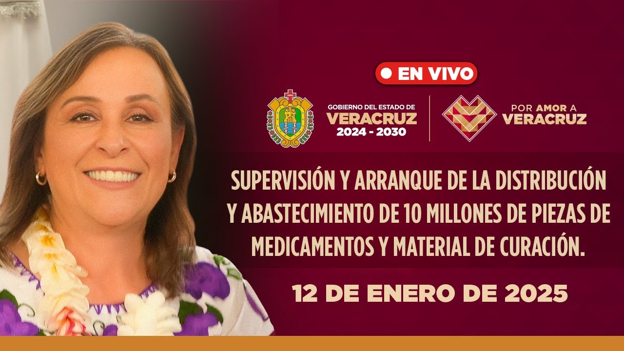 🔴 Supervisión y arranque de la distribución y abastecimiento medicamentos y material de curación.