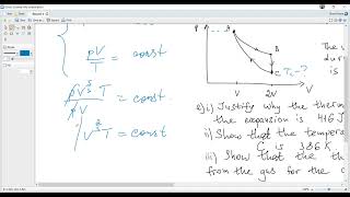 Ex.1. IB Physics B4. Thermodynamics. A heat engine. A cycle. Entropy. Efficiency. Energy supplied.