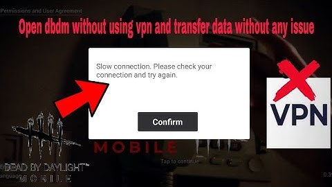 Fix slow connection issue in Dead By Daylight Mobile Global version