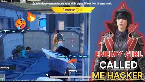 😇 ENEMY GIRL CALLED ME HACKER AFTER THIS SQUAD WIPE!! | BGMI🔥#bgmi