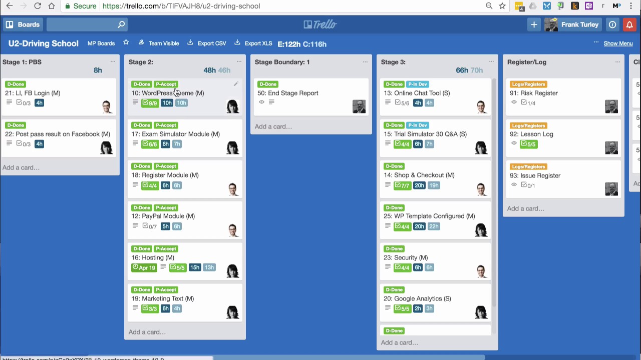 PM tools] PM for Trello Chrome extension - running a PRINCE2® sample project  in Trello 