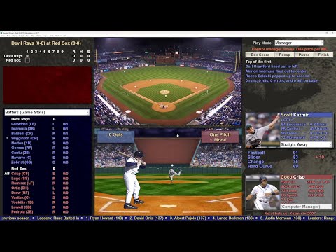 Baseball Mogul 2008 (PC) - Gameplay