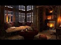 Relaxing Blizzard and Snowstorm Sounds w/ Heavy Wind & Snow for Sleep, Relaxation - Cozy Winter Hut