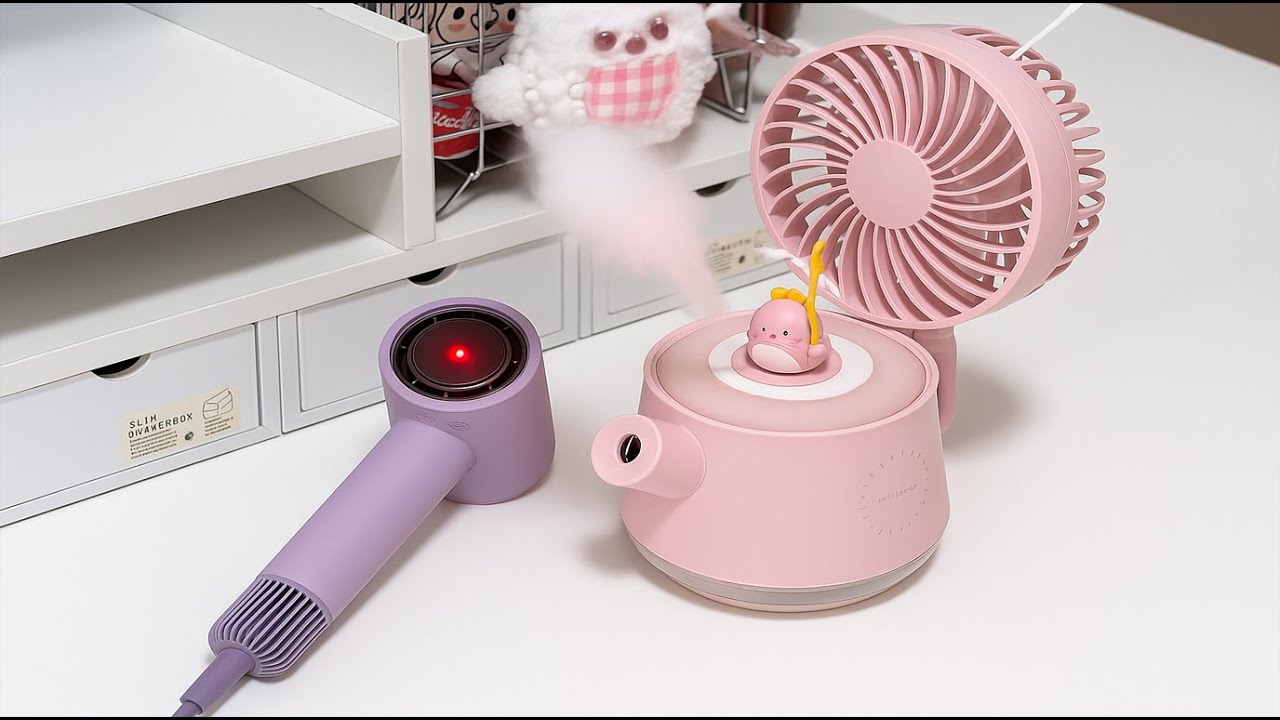 2 Genius Gadgets You’ll Want This Summer — Cute Fan + Fast Hair Dryer!