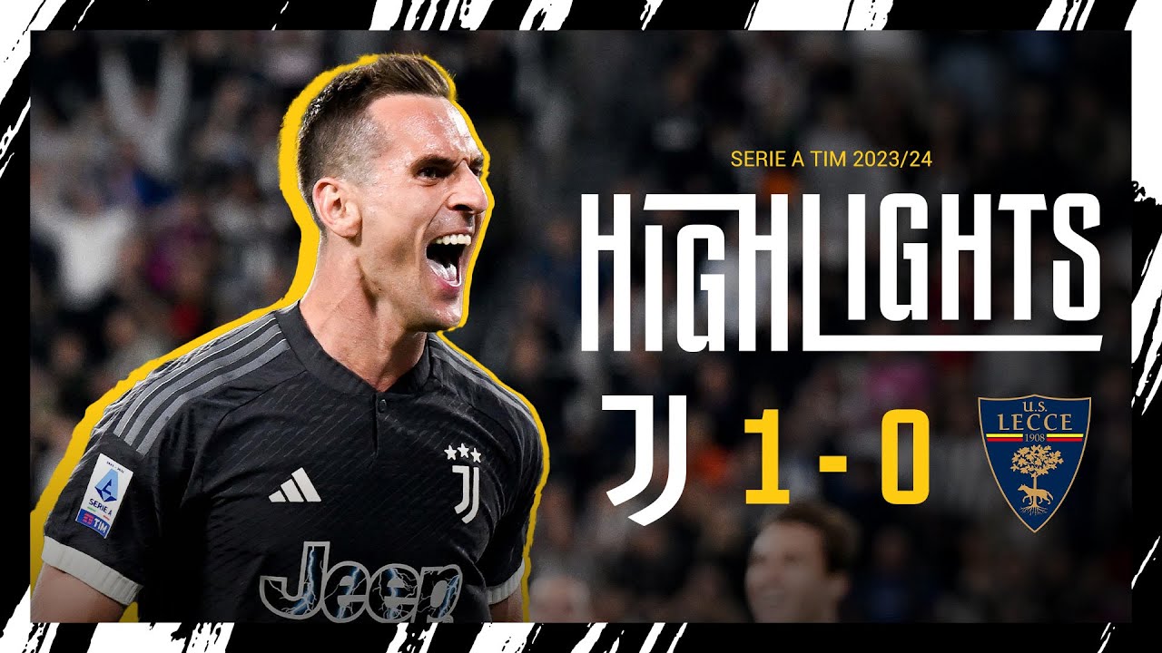 Milik scrambles in Juventus' winner for 1-0 victory over previously  unbeaten Lecce in Serie A