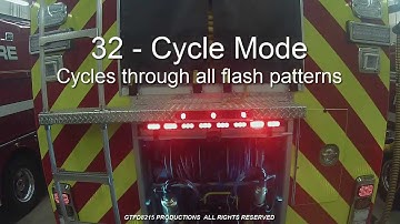 Whelen light bar Dominator D8 TIR3 Super LED Series 8 Light D880000 -  ALL 32 flash Patterns