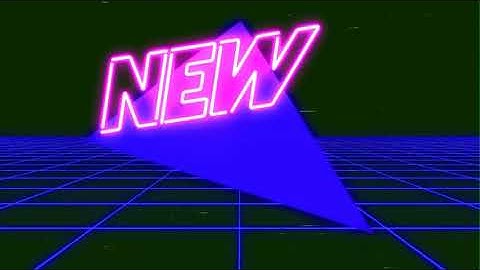 New Retro Wave Intro/Logo (2015-Present)