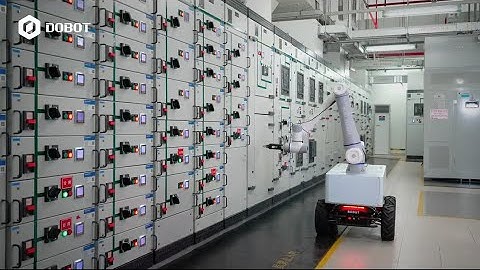CR10 cobot with AGV and Vision - inspection in power distribution room