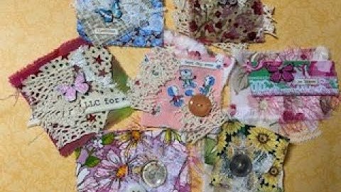 Little Bits #1: Fabric Clusters with Buttons