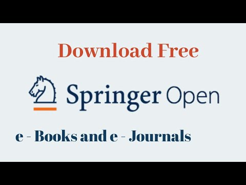 How to search and download free E- Books and E -Journals from Springer  ? #OpenAccess #QandAJunction