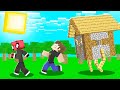 MİNECRAFT AMA EVLER BİZE SALDIRIYOR! 😱 - Minecraft