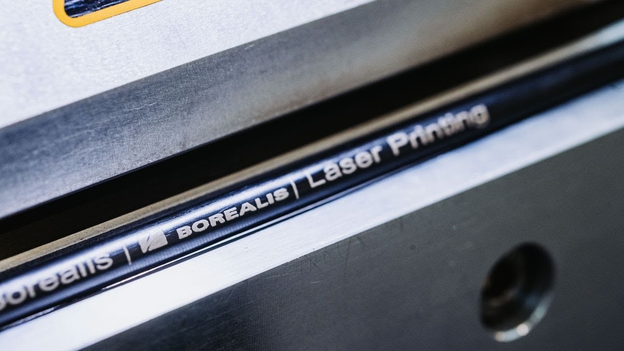 Laser printing polyethylene grade for Fibre Optic Cables - YouTube