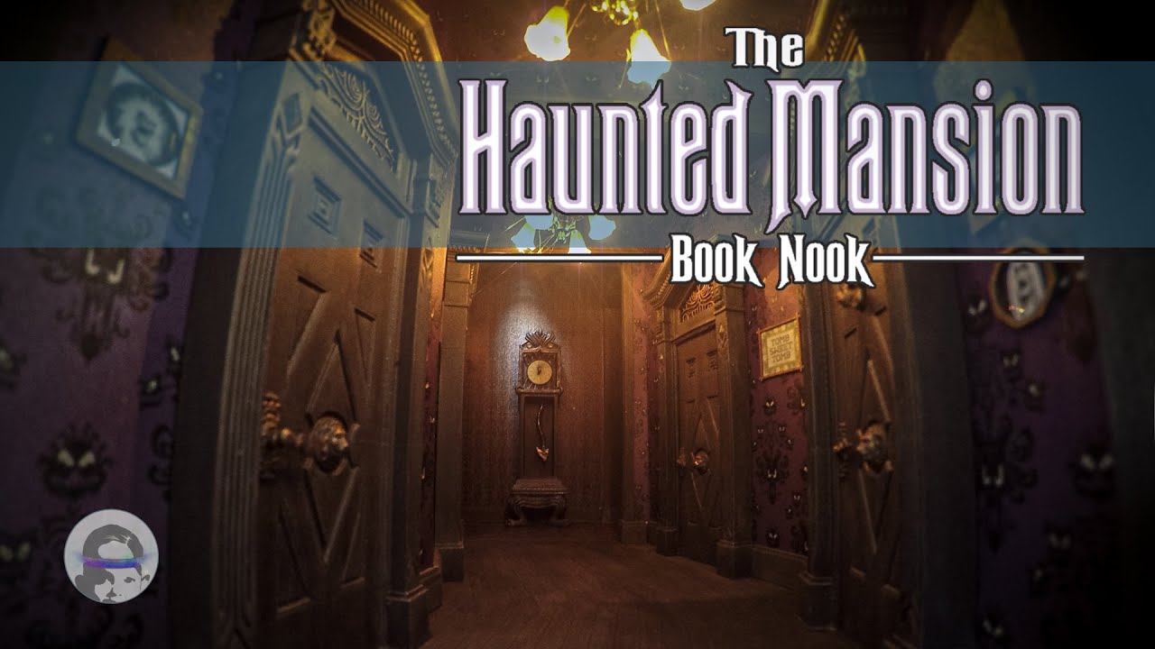 Book Nook - Haunted House #booknook #hauntedmansionbooknook 