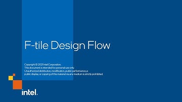 F-tile Design Flow
