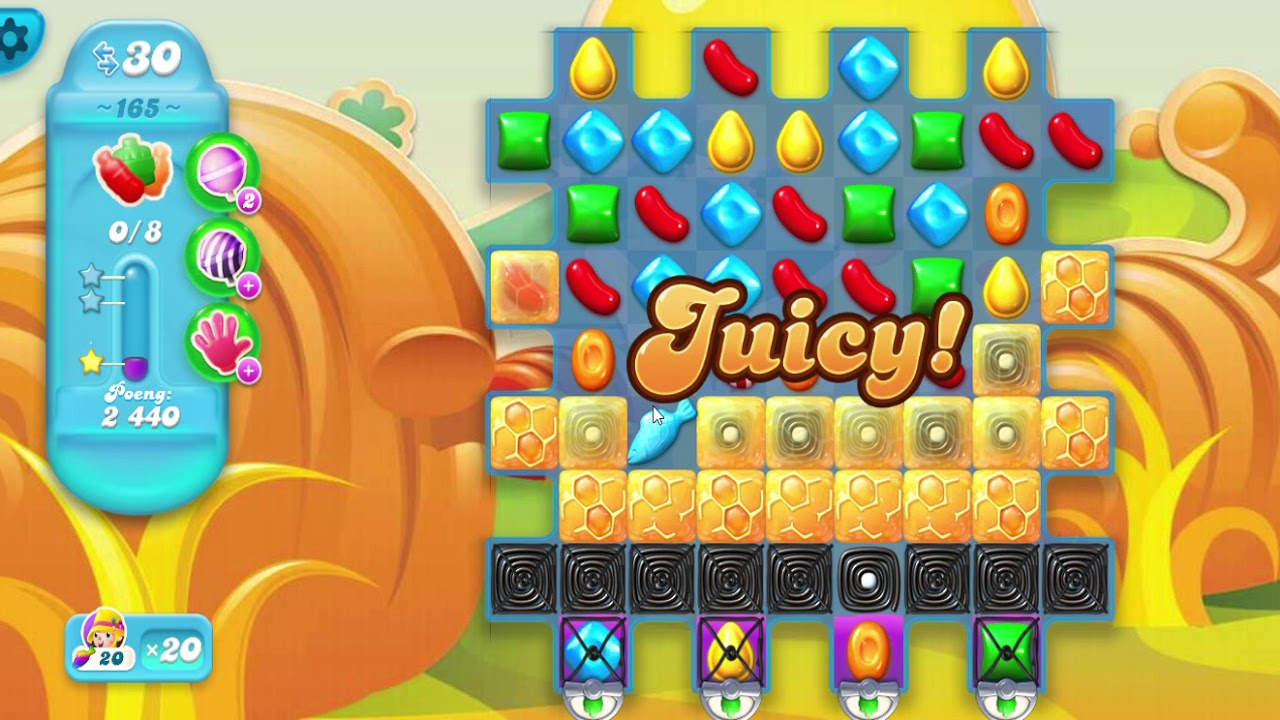 Candy Crush Soda Saga level 165