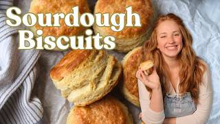 The Best Sourdough Biscuits (Flaky, Buttery &amp; Easy!)