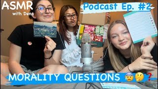 asmr podcast - moral dilemma & philosophical questions while tasting snacks! // ft. TryTreats 🍬