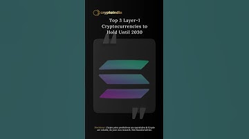 Top 3 Layer-1 Coins to Hold for 2025–2030 | Crypto India