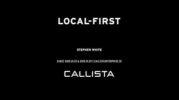 Cadec 2025 Local-first – välkommen till en värld av responsiva utan API:er - Stephen White