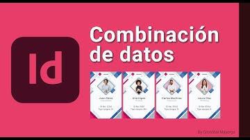 Adobe InDesign y Excel | Gafetes, Diplomas y Certificados Automáticos con Combinación de datos