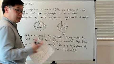 Classification of compact two-manifolds and triangulations