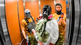 NERF WAR: THE HOTEL TAKEOVER