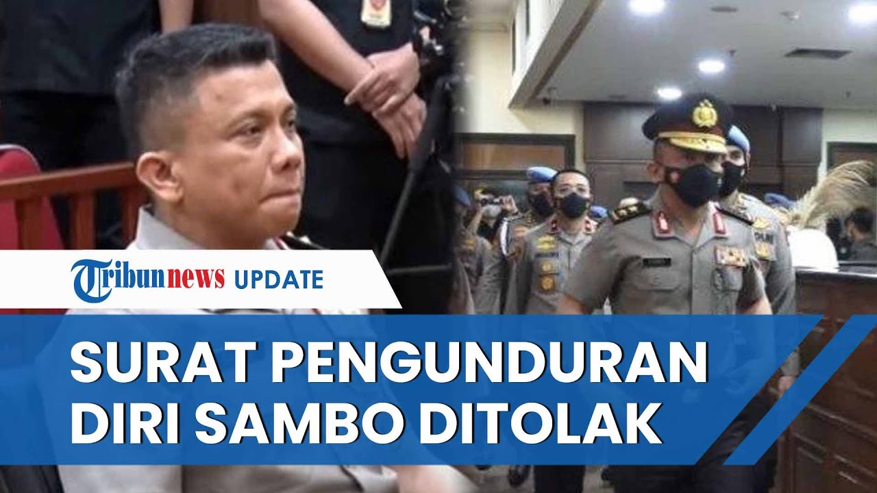 Tolak Surat Pengunduran Diri Ferdy Sambo Mabes Polri Sebut Tak Akan